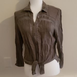 Olive Green AEO shirt